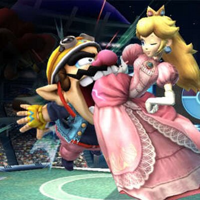 wario and peach