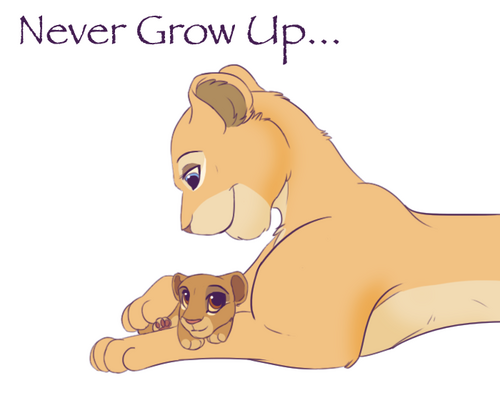 Be you, be real, and never grow up :-)       never give up, never give in 2 people discouraging words, and never grow up
