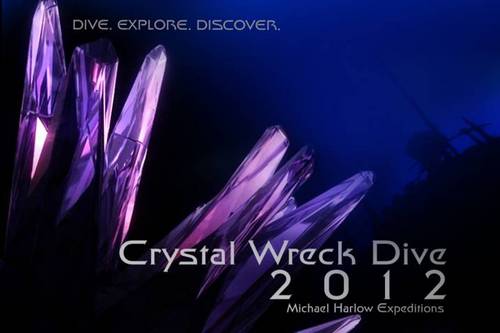 A cache of unclassified crystals (trapped within a large air pocket) lay within a wreck 135 feet below the ocean's surface.