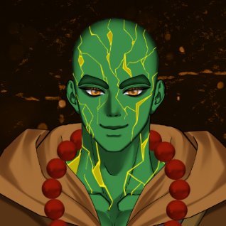 A monk of the earth promoting positivity and the support of others. 
 Stone Monk/Brother #VTuber . 
🎨 Tag: #TanisSculpt
Banner by @Usainioo