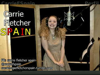 SPANISH Fanclub @Carriehfletcher (Actress, Singer,and an aspiring novelist!UK,19 -Carriehopefletcher.com. Bea met Carrie. And Naomi saw her. London 7/4/12.