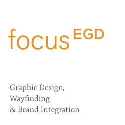 focusEGD is a multidisciplinary design studio specializing in  environmental graphic design, wayfinding and brand integration for the  physical space.
