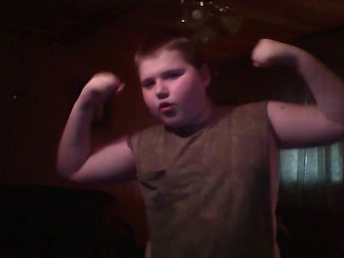 I'm awesome my favorite food is meatloaf and my hobby is playin outside and my favorite color is camo and my quote is cant blame cause im country follow me.....
