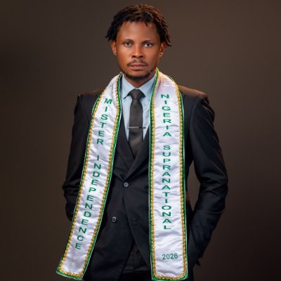 Model 👨🏾‍💼 Vocalist 🎵 Mr supranational 2026 @misterindepencenigeria👑👑
content creator 🌟
Youribadanlaundryguy 🧺