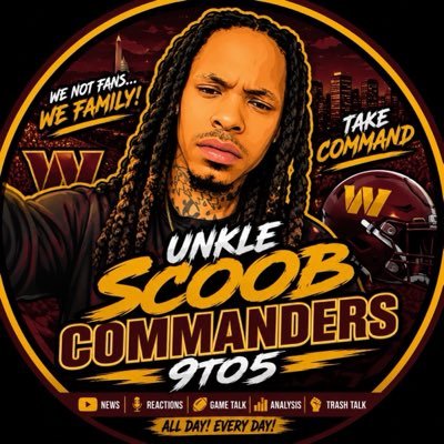 Join us for gameday vlogs, reactions, Commanders news for busy parents, and hit Burgundy & Gold and pop ya shit Letdoooooooooooitttttt