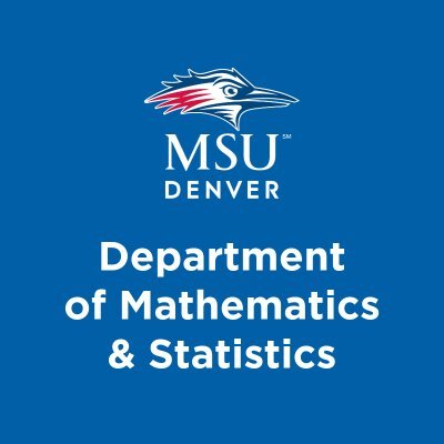 Official account for the Department of Mathematics & Statistics at @msudenver. Approachable | Empowering | Supportive