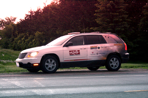 Storm chase vehicle for KELO-TV