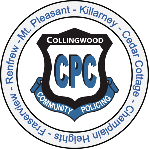 Collingwood CPC is a non profit organization,working in partnership with the Vancouver Police Department .Not monitored 24/7.Emergency911 Nonemergency6047173321