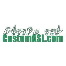 CustomASL's profile picture. Personalized Sign Language Gifts