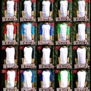 Raglan polos. Bahan combed 20-24s.Terima orderan untuk komunitas dan kelas (sablon). tersedia 26 warna pilihan. More info: 081328846788 Pin:26D61A4D
