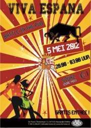 Officiele twitter account van het feest Viva Espana, Battle in the Pub in Cafe de Toren, 5 mei!