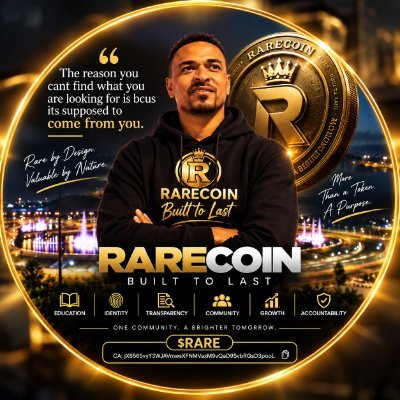 Rarecoin — Where Rarity Meets Value
ca jX6565vyY3WJAVmwsXFNMVaxM9vQaD9SvbRGsD3pooL

Not everything valuable is rare. But everything truly rare becomes valuable.