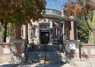 Riverdale Branch built in 1910 was the 4th library to use funds from Andrew Carnegie.