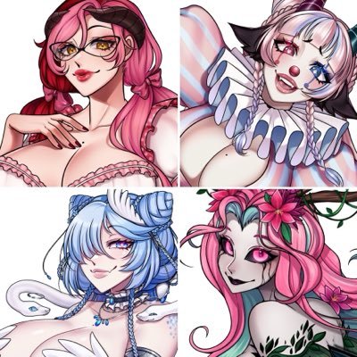 🎭 Alt For Mummy’s Ocs
🥧 @Missusmummy 
🎪 @Missusmumzie
🔪 #mumussy 🤡 #clussymumzie
🐍 #lucifernnart 🍄 #feysight