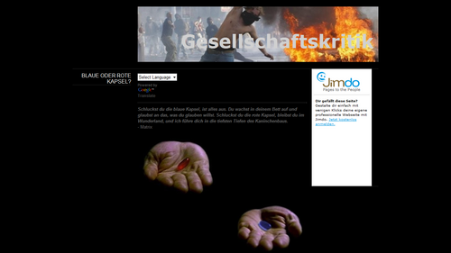 KritikerG's profile picture. Official Twitter Account of Gesellschaftskritik.de - Background informations about politics, history, science, and much more!