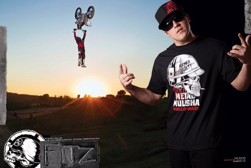 freestyle motocross rider that makes red wines on the side!
