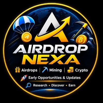 🎁 Airdrops | ⛏️ Mining | 🪙 Crypto
🚀 Early Opportunities & Fresh Updates
🔍 Research • Discover • Earn
💎 Airdrop Nexaa — Stay Early