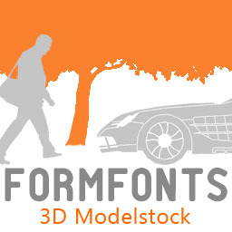 FormFonts 3D Models offers over 50,000 of well-made and with the right-amount-of-polygons models and textures on a subscription basis.