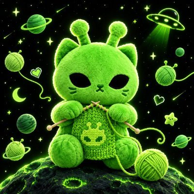 외계인 침공시 뜨개 안 하는 사람이 먼저 잡아먹힌다🛸👽🛸  #뜌개질 #DDUFO
