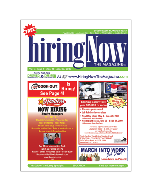 HiringNowMag's profile picture. The newest FREE employment magazine & job board dedicated to helping jobseekers find hourly & skilled jobs.