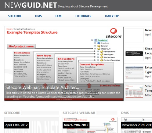 Blogging about #Sitecore Development.