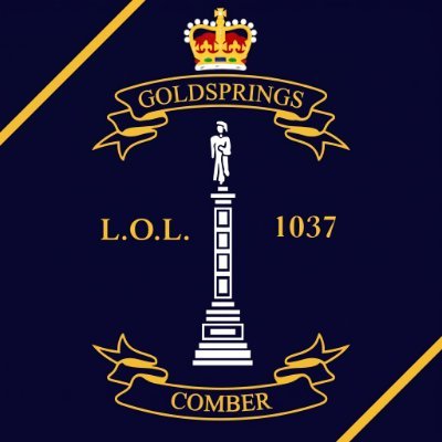 Goldsprings of Comber Loyal Orange Lodge No.1037, Since 1862, Comber District L.O.L. No.15 views expressed are of the account holder alone