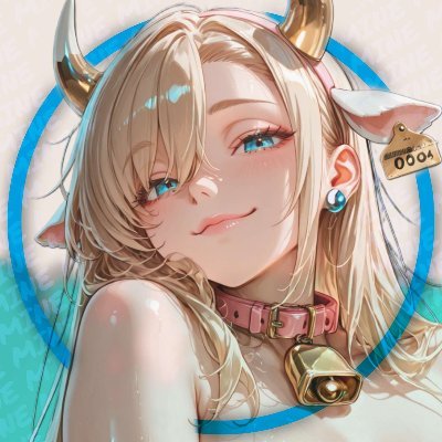 Just another nameless cattle for @MilkyAcho I love being mindless for her ✿