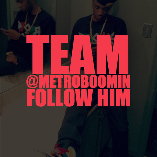 Official page to support producer @MetroBoomin. Follow him and tweet me for a follow back from me! Contact @propanemedia for beats! #TeamMetroBoomin!