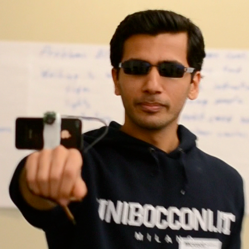 On-demand, remote human assistance, conceived for visually impaired people. Born at Startup Weekend MEGA MEGA!