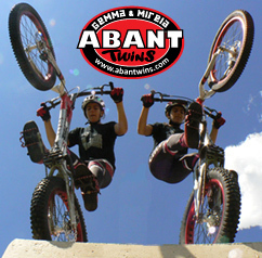 BikeTrial Competition & Show Team made for Gemma & Mireia Abant with 14 World Titles