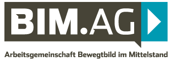 BIM.AG - Arbeitsgemeinschaft Bewegtbild im Mittelstand ist ein Zusammeschluß der Firmen FILMHAUS, konferenz(t)raum, psv online und vidavis…