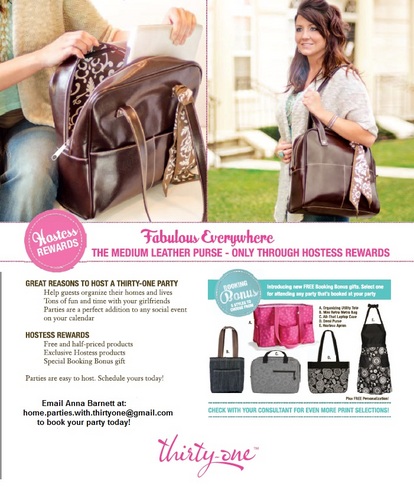 I'm a Consultant with Thirty-One. We're more than just a company. We're people who believe in celebrating, encouraging and rewarding women for who they are.