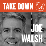 takedownwalsh's profile picture. We are running a grassroots accountability campaign to defeat Joe Walsh. His radical policies are just too crazy for Illinois.