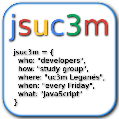 Cuenta de twitter del grupo de estudio de #javascript de la #uc3m #jsuc3m