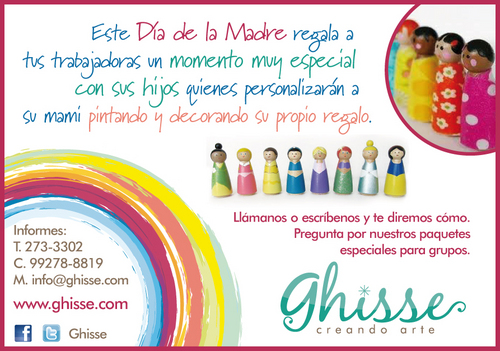 Ghisse-Creando Arte
Cumpleaños creativos para niños
Eventos corporativos de manualidades y cocina para empresas.
Decoración de Habitaciones Infantiles.