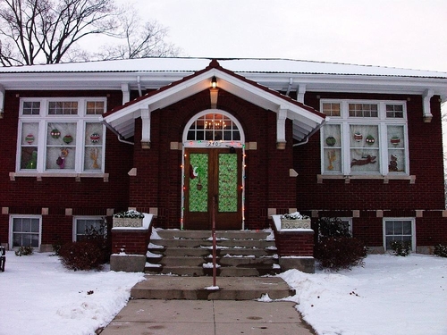 An Indiana Carnegie Library founded in 1914.