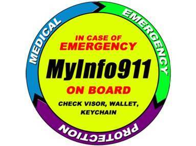 my_info911's profile picture. The MyInfo911 Emergency Id  Card and Sticker Program provides a worthwhile product for people of all ages.