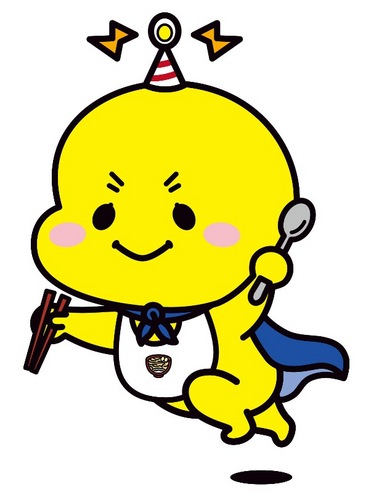 2010年4月24日生まれ ／男の子／跳んだり跳ねたりワンパクでいたずら好き。ちょっと甘えん坊／『豊橋カレーうどん』公式マスコットキャラクター／豊橋カレーうどんイケ麺衆に入るのが将来の夢／お友達は、うずラッキー＆チャッピー