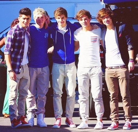 I LOVE One Direction; Niall, Zayn, Liam, Harry, and Louis. I also love Justin Bieber:) follow me!