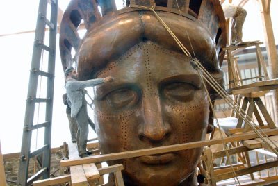 LadyofLiberty1's profile picture. Some see me as a statue. I see me as a force, a work in progress.  I'm not originally from here.  And I'm naked beneath these robes.