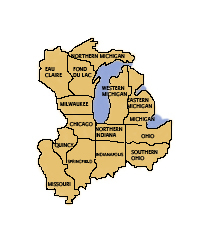Province V of The Episcopal Church includes 15 dioceses in six states of the Midwest.