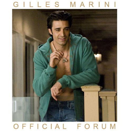 OGMF_forum's profile picture. The only Official Forum for actor and all-around awesome guy Gilles Marini. We've got you covered!