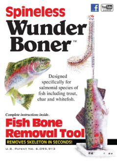 This fish bone removal tool is a friend to chef's and fishermen alike! A perfect addition to the tackle box, fishing cabin & gourmet kitchen!