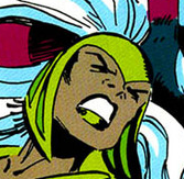 Member of Deathweb. Scientist and skilled fighter. Able to spin physical and psychic webs. Possesses wrist-stingers. (Marvel Comics only, 616 preferred)