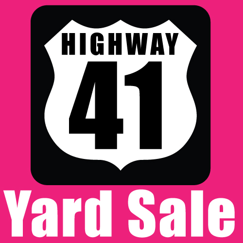 The Highway 41 Yard Sale is an annual 150+ mile yard sale! It's held the 4th Friday and Saturday of June through 5 counties from Henderson, KY to Guthrie, KY.