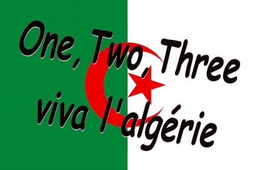 Algeria will remain parked odds
Country miracle country men
Country Islam country Arabism
Oh sons of Algeria and joined the sons of the Arab world