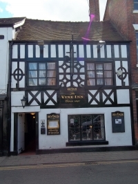 The Vine Inn is located in central Nantwich less than a hundred yards from the town square and St Mary's Church. We offer great service, and a great pint!