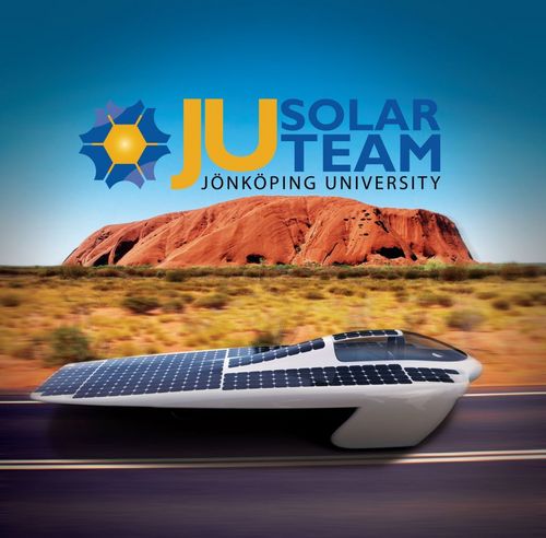 JUSolarTeam's profile picture. Jönköping University Solar Team ska i oktober 2015, som enda nordiska lag, korsa Australien med endast solens energi i World Solar Challenge.