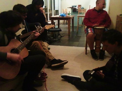 A group of friends who love making music. High quality jamming is more important that high quality recordings. Created by @jackdrewry