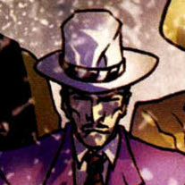 Small-time crook. Go-between for other criminals. Hired and then killed by @_Ultron. (Marvel Comics only, 616 preferred)